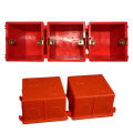 86 type junction box embedded Switch bottom box PVC plastic socket bottom box Pre embedded concealed fireproof and flame-retardant box. 