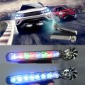 2Pieces Car Wind Power LED Driving Fog Decor Lamp DRL Daytime Running Light（model：blue）. 