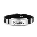 Medical Alert ID Bracelet Laser Engraved Type 1/2 Diabetes PACEMAKER Adjustable Wristband for Kids Women Men Emergency First Aid. 