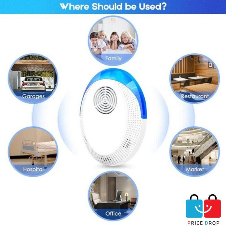 Pack of 4 Ultrasonic High Frequency Indoor Mosquito Repellent