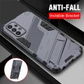 Relaxtoo For Samsung Galaxy A72 4G 5G Punk Phone Case For SamsungA72 GalaxyA72 4G 5G Case Cover Hard Shockproof TPU Back Cover Metallic Stylish Shockproof Phone Safety Case With Holder. 