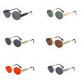 Oval Frame Oval Sunglasses Chic Anti-Glare Fashionable Metal Frame Sun Glasses Lightweight Metal UV Protection Shades for Women & Men Summer Fashion Outdoor Camping Unisex Driving Sports Eyewear. 