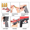Toy Gun with suppressor for Children - Safe Foam Dart & Gel Ball Blaster, Long-Distance Shooting, High-Quality ABS Plastic, Perfect Gift for Kids. 