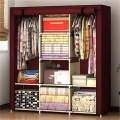 3 Layer Storage Wardrobe Model 88130 Shelf Rack Fancy And Foldable hanging. 