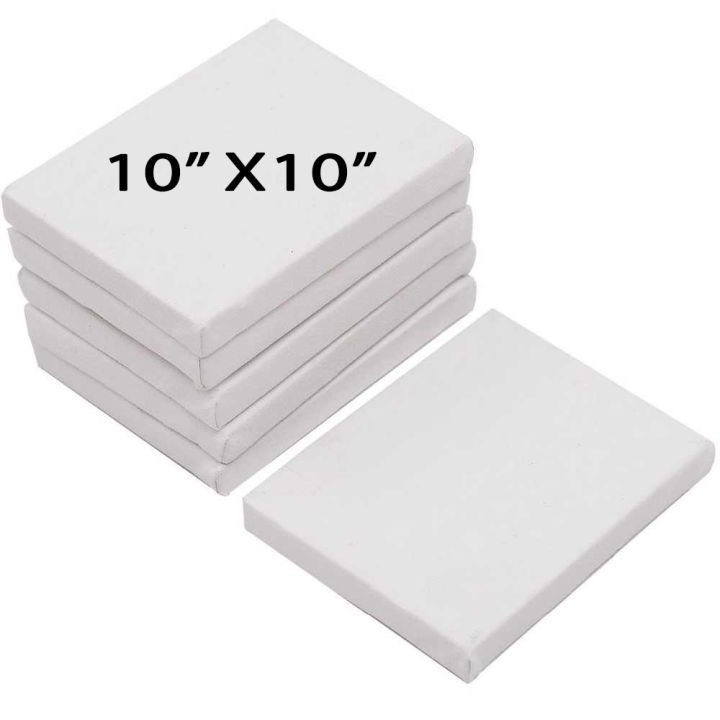 Artisan - Pack Of 5 - Canvas Set 10x10 Prime Coated | Daraz.pk