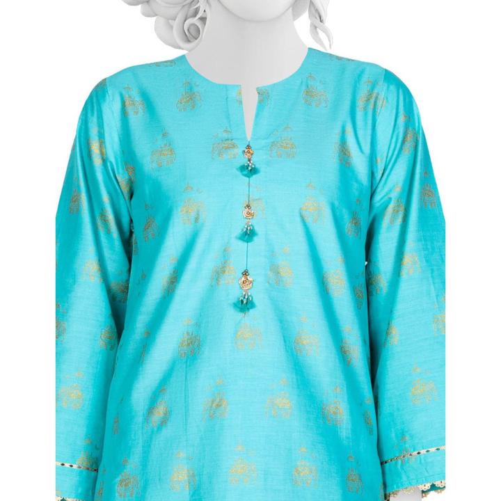 Junaid Jamshed Lawn 2 Piece Unstitched Suit for Women JLAWN-S-JST-23-1647 Sol