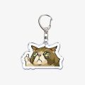 Popular Fun Valorant Keychain Ett Sova Cypher Man Acrylic Key Chain for Accessories Pendant Key Ring Keychains Jewelry Gift. 