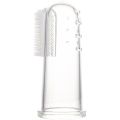 High Quality Baby Kids Silicone Finger Toothbrush | Soft Safe Baby Teether Toothbrush | Gum Brush for Children | Clear Massage Dental Care | SJR Collections. 