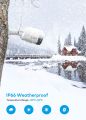 Security Camera Outdoor SUPEREYE 1080P Waterproof Home Security CCTV WiFi Surveillance  IP Camera with Night Vision 2-Way Audio Motion Detection Cloud Storage Service Work with Alexa. 