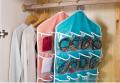 Candy Color Wardrobe Wall Mounted 16 Grid Storage Bag Shoe Toy Underwear Slippers Jewelry Sorting Door Wall Hanging Organizer. 
