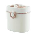 Little Crown Bee Design Infant Travel Essentials Portable Plastic Milk Powder Can Portable Formula Container. 