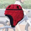 Rugby for Kids Soft Padded Breathable Professional Soccer Headgear for Skateboarding Red. 