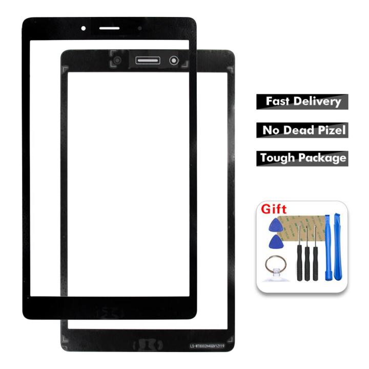 For Samsung Tab A 8.0 2019 SM-T290 SM-T295 T290 T295 Touch Screen Glass Panel + Tools + Adhesive