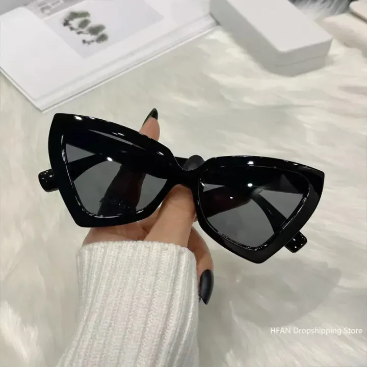 ZEBF-New Fashion Cat Eye Sunglasses Female Luxury Brand Designer Sun Glasses for Women Traveling Sun Shades Glasse y2k Sunglasses