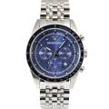 Emporio Armani Wrist Watch For Men Chronograph Quartz Stainless Steel Blue Dial 46mm Watch AR6072. 