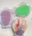 Kids small shell Hair  brushes for girls & boys / kids small  hair brush/ bag brush / small brush / korean  hair brush. 