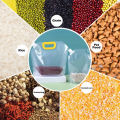2.5L/5 Litre Sealed Storage Bag Rice Packaging Bag Grains Moisture-Proof Insect-Proof Transparent Thickened Portable Food-Grade Bag. 