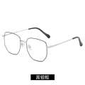 New Fashion Internet Celebrity Instagram Anti Blue Metal 2970 Can be Equipped with Myopia Flat Light and Glasses Frame. 