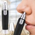 Ergonomic Nose Hair Clipper Washable Cutter Head Battery Operated Efficient Ear Hair Trimmer for Men Women. 