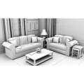 MAYA Indoor Scene Maya Living Room Corner Sofa Tea Table Pillow Desk Lamp Curtain Fruit Tray Model -03354. 