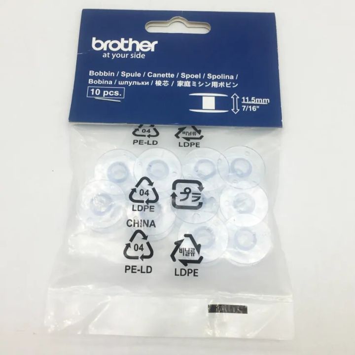 brother bobbin 11.5mm SEWING MACHINE BOBBINS10pcs SFB XA5539-151 brother domestic sewing machine bobbin sa156