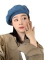 bellylady Women Girls Winter Wool Beret Hat Retro Solid Color French Painter Hat Artistic Beret Caps. 