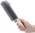 3 in1 Kitchen Bathroom Soft Silicone Cleaning Brush with Wiper Floor Window Cleaning Tool - Multi. 