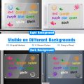 Magnetic Magnetic markers Easy to clean Liquid 8 vibrant colors Chalk markers 1mm fine tip Pack of 8 Wet erase markers for Home. 