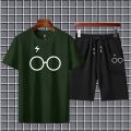 Harry potter summer gym wear tracksuit Tshirt+short soft & comfortable fabric-maroon. 