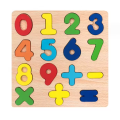 Wooden Alphabet and Number Puzzle Board, Fun Shape and Letter Matching Game for Kids, Early Learning Toy with English Counting, Perfect Gift for Toddlers.. 