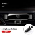 Gravity Car Phone Holder Mobile Stand GPS Support Mount For Peugeot 407 508 2008 5008 307 308 3008 206 207 208 107 106. 