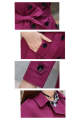 ELO - Aykki Women's Trench Long Coat. 