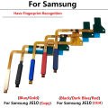 Fingerprint Sensor Home Return Key Menu Button With Power Flex Cable For Samsung J6 Plus J6+ J6plus J610 J610F Black Blue Red. 