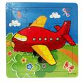 Planet X - Wooden Jigsaw Puzzle - Airplane Adventure – 6 inches. 