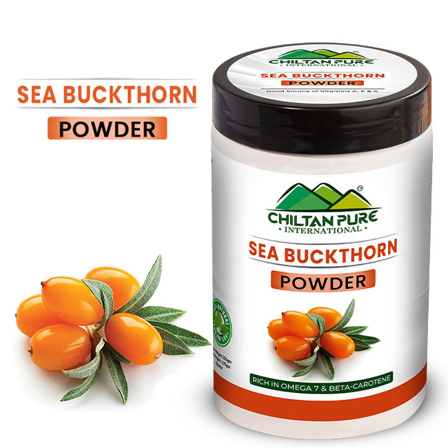 Sea Buckthorn Powder –  Boosts immunity, Improves eye sight ,Prevents heart disease – 100% pure organic