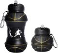 Travel Bottle Folding Ball Shape Outdoor Sport Silicone Water Bottle. 