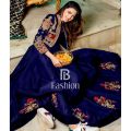 Party Wear Heavy Embroidered Maxi with Koti Full Flair - Maxi Dresses For Women. 