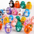 10 Pieces Mini Tumbler Toy Set for Kids / Cute Animal Tumbler Toy / Party Favors Righting Doll Fidget Toys for Boys Girls / Roly-Poly Self-righting Doll Tumbler Bulk Toys. 