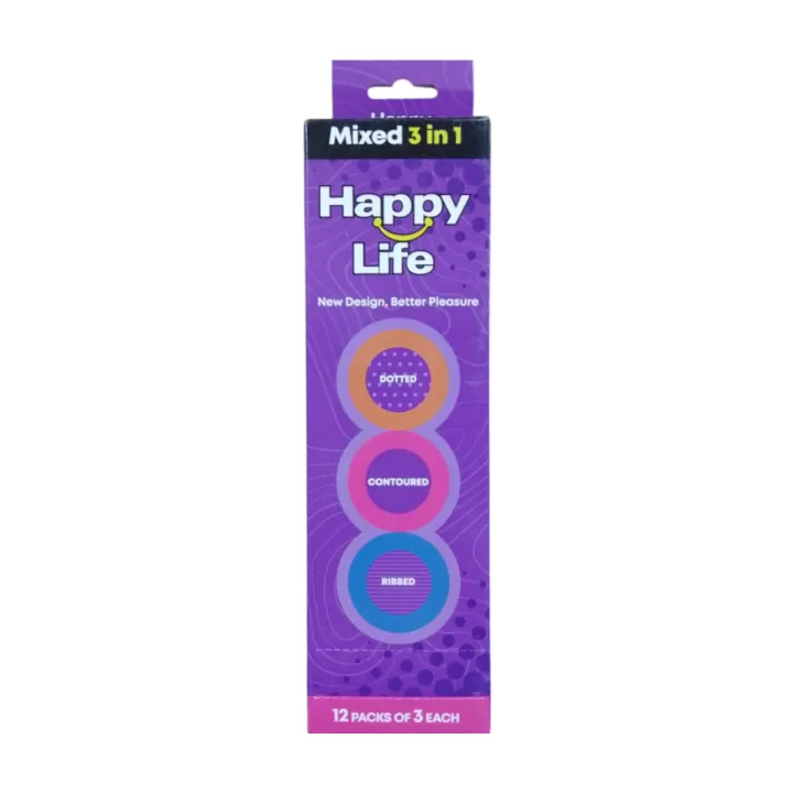 Happy%20Life%20Collection%20-%20Ribbed,%20Contoured,%20Dotted%20Condoms%20(12*3)%20Bulk%20Pack%20-%20Image%202