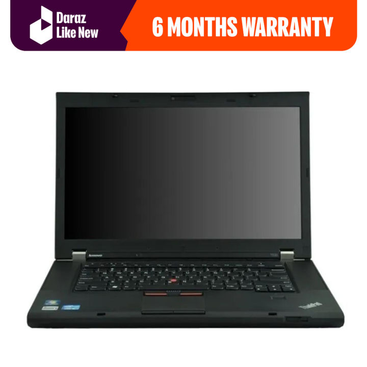 Daraz Like New Laptops - Lenovo ThinkPad T530, Core i5 3rd generation, 8GB DDR3 Ram, 500GB Hard Drive, 15.4" Led Display, Intel HD Graphics,