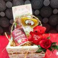 Anniversary gift  basket- anniversary gift basket for couple / husband / wife anniversary gifts. 