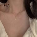 Fashion Women Jewelry Alloy Rhinestone Drop Necklace. 