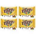 M&M's Peanut Coated with Milk Chocolate Candies - 45g (Pack of 4). 
