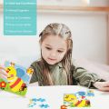 Smart Choice Collection of Small Jigsaw Puzzle Wooden Board Sorting and Stacking Early Educational Toy for Toddlers Best Gift for Kids to Learn with Fun About Alphabets Numbers Shapes Colours Animals Transport Fruits Vegetables Insects. 