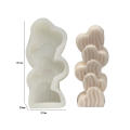 Sunflower Candle Mold Four-leaf Clover Cake Mold Scented Candle Plaster Decoration Silicone Mold For Fondant Cake. 