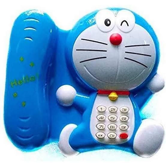 Musical Hello kitty  & doremon telephone Toy for kids