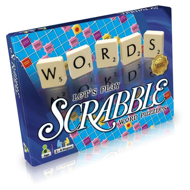 Scrabble Hard Board Game 2 in 1  High Quality  Hard Board