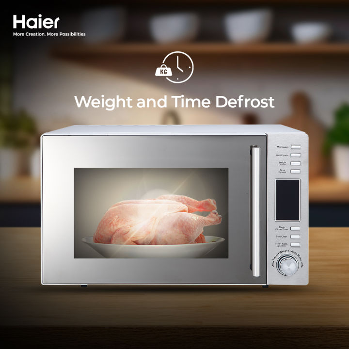 Haier%2032L%20/%20Grill%20Series%20/%20HMW-32300S%20(Intelligent%20Chef%20with%20Auto%20Menu%20-%20Defrost%20Function-%20Speed%20&%20Weight%20Function)%20/%20Microwave%20Oven%20/%20Haier%20Warranty%20-%20Image%205
