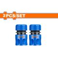 Hose Connector Sets - select 3pcs Set / 2pcs / 1pc Connector / 1 pc Tap Connector / 3pcs Set contains 2 Quick Connectors 1/2 inch - 1 Threaded Tap Connector with Reducer - use for Pressure Washers, Gardening - Wadfow. 