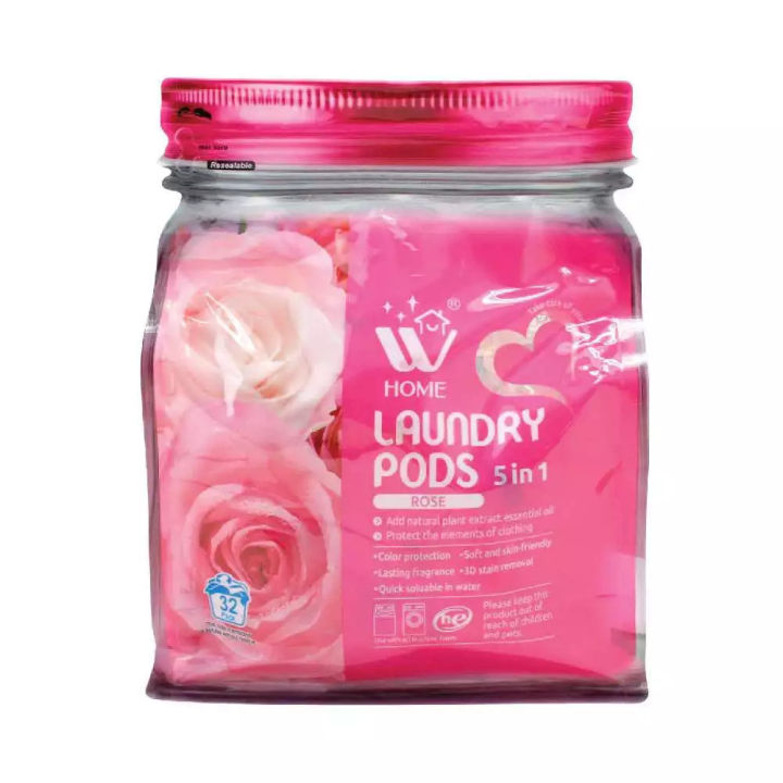 WBM%20Laundry%20Detergent%20Pods%205%20In%201%20Technology%20-%20Rose,%2032%20Total%20Loads%20-%20Laundry%20Detergent%20Pods%20Better%20Then%20Washing%20Powder/Detergent%20Powder%20-%20Image%203